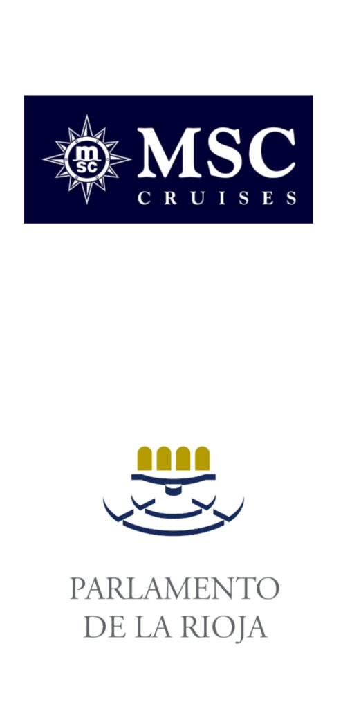 Logotipo MSC Cruises y Logotipo Parlamento de la Rioja