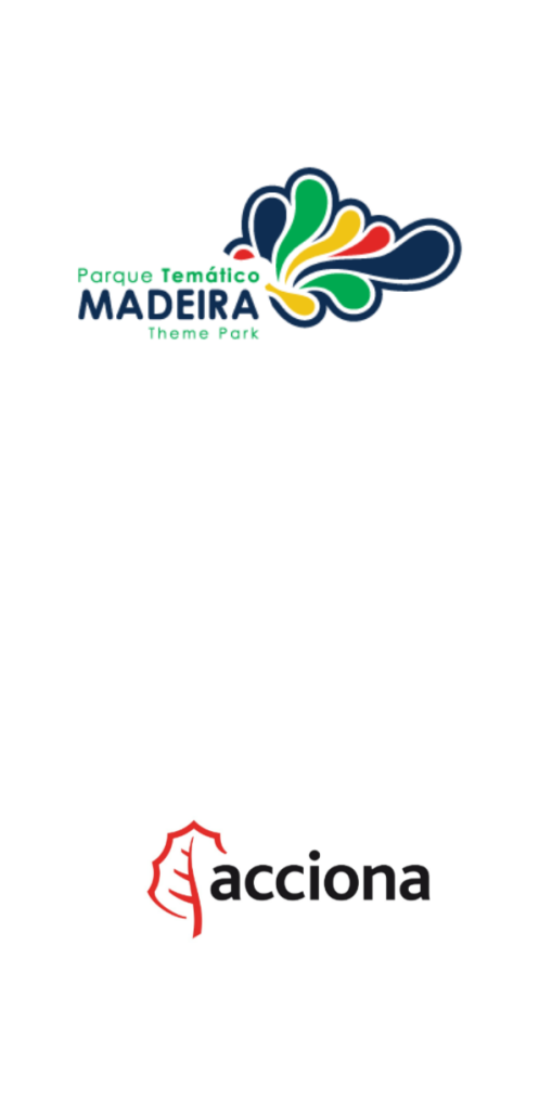 Logotipo Parque temático Madeira y Logotipo Acciona