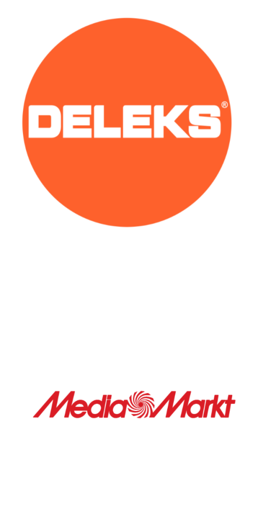 Logotipo Deleks y Logotipo MediaMarkt